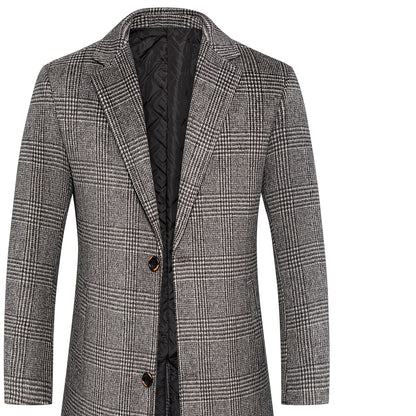 Rivello Checked Wool Overcoat