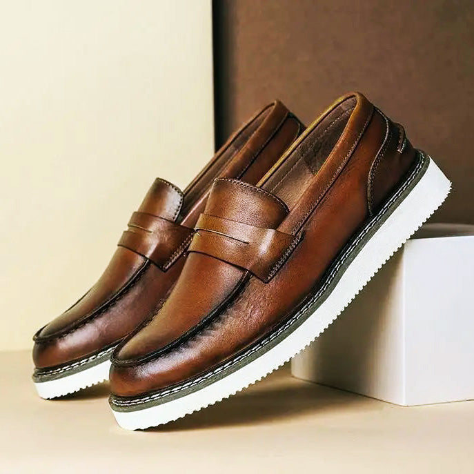 Genoa Leather Penny Loafer