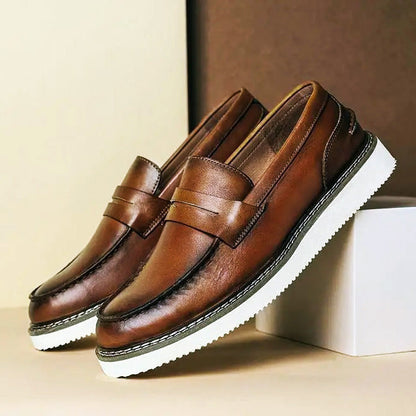 Genoa Leather Penny Loafer