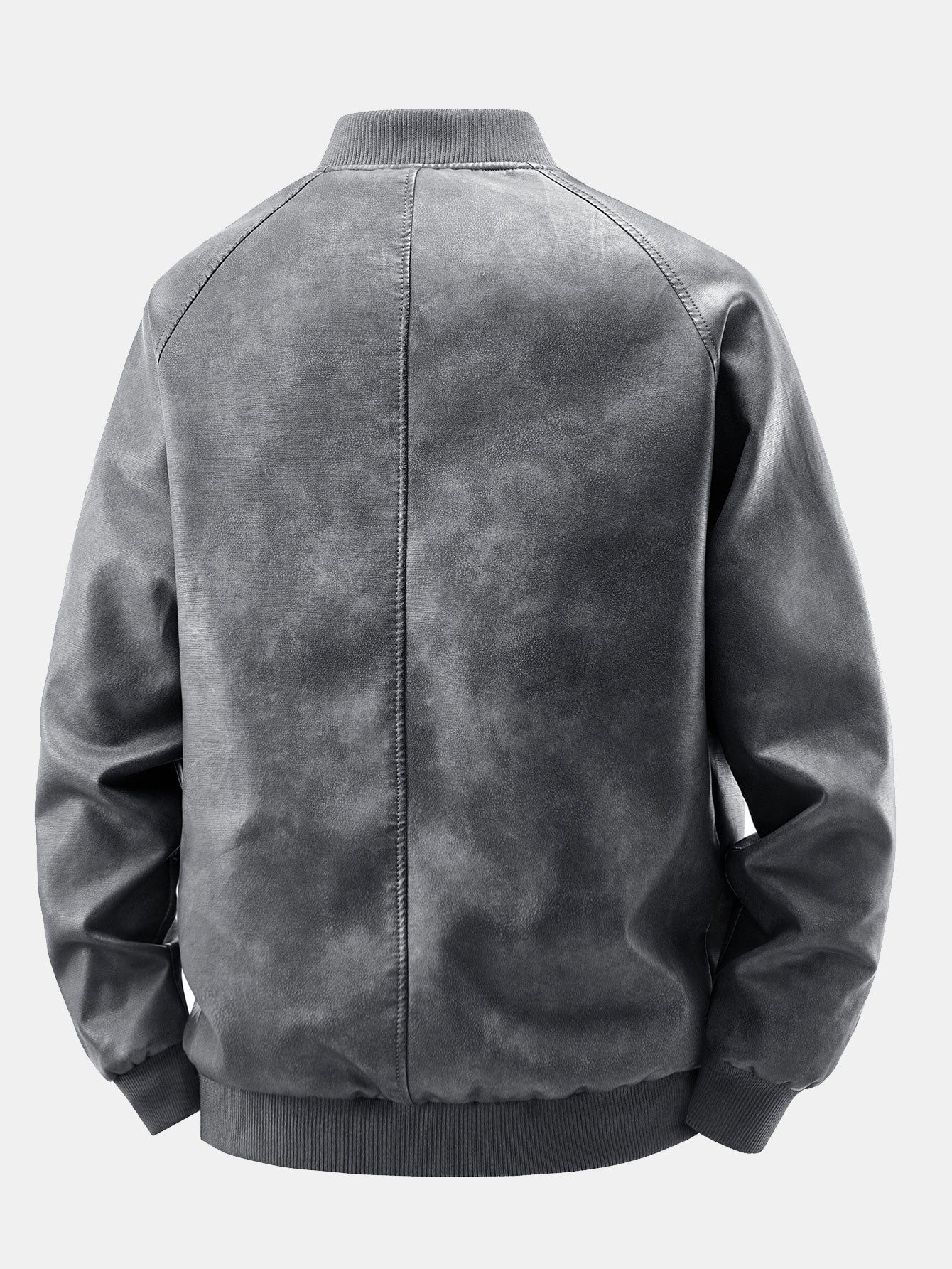Ravenna Leather Bomber Jacket