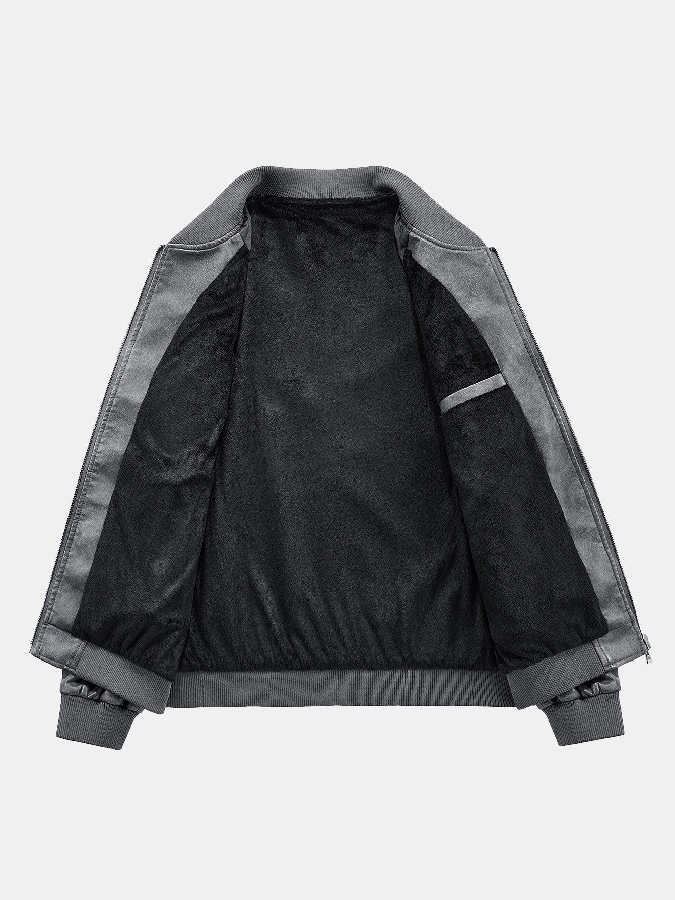Ravenna Leather Bomber Jacket