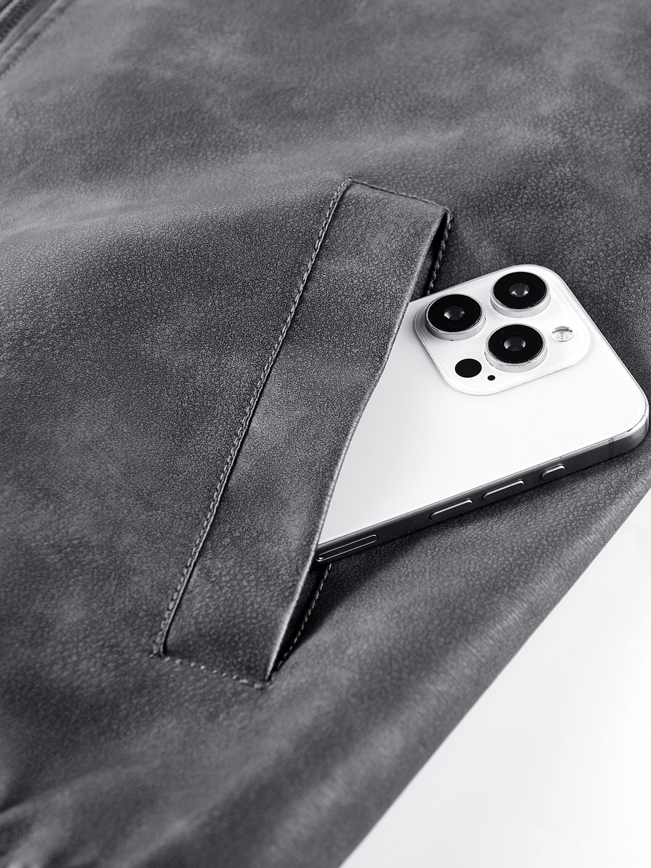 Ravenna Leather Bomber Jacket